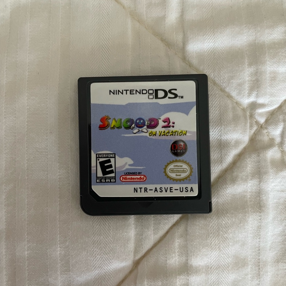 Nintendo DS Snood 2: On Vacation Cartridge
